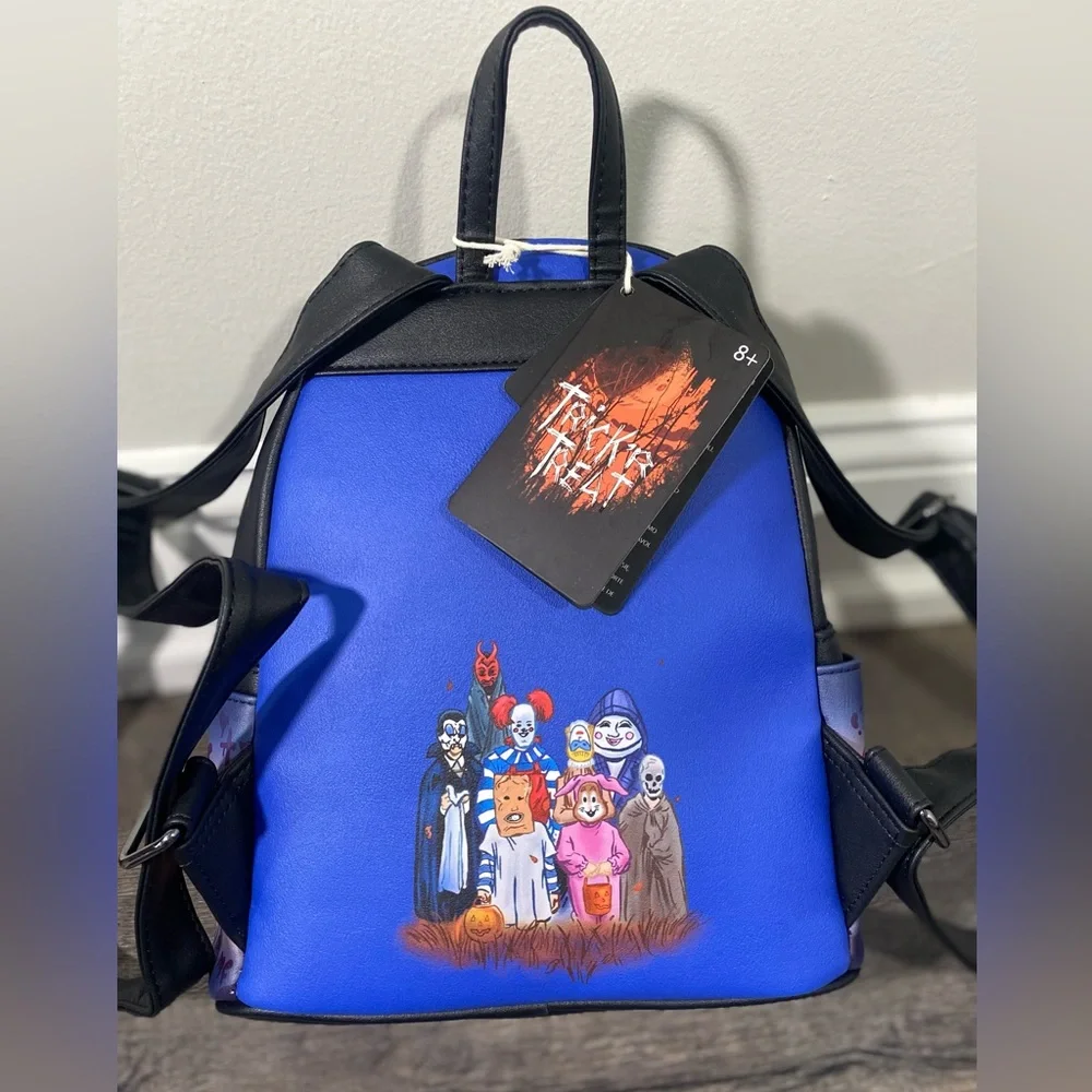 NEW | LOUNGEFLY Trick 'R Treat Glow-In-The-Dark Sam Mini Backpack